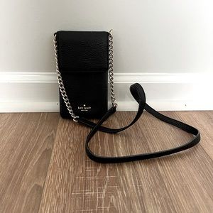 Kate Spade Black Crossbody Phone Holder